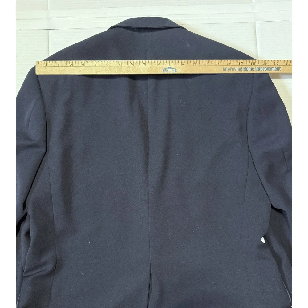 LL Bean‎ - Men's Navy Blue Blazer Sport Coat - Gold Buttons Classic - 40 Regular